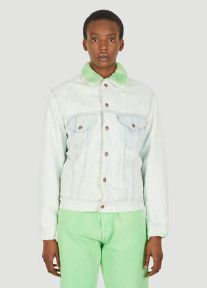 NOTSONORMAL Look Inside Denim Jacket Green nsm0351019