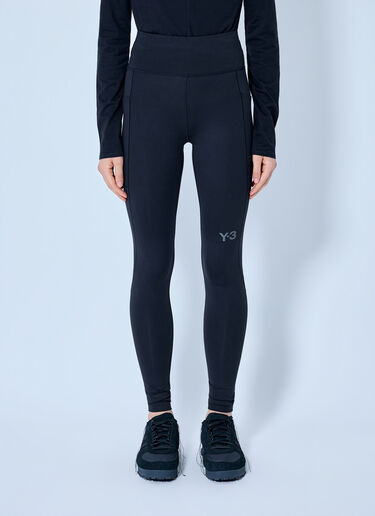 LN-CC® - Y-3: Running Tights - Black Y-3 Running Tights Black yyy0265002