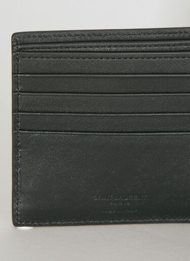 Saint Laurent Debossed Logo East/West Wallet Black sla0154047