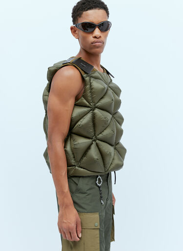 Moncler x Pharrell Williams Holly Down Vest Green mpw0154003