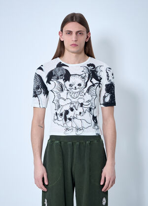 Chopova Lowena Cat Consort Mesh Top White cho0360005