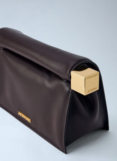 LN-CC® - Jacquemus: La Pochette Rond Carré - Brown Jacquemus La Pochette Rond Carré Brown jac0266071