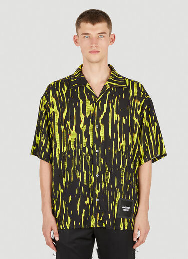 Graphic Print Bowling Shirt Ambush Graphic Print Bowling Shirt Black amb0149012