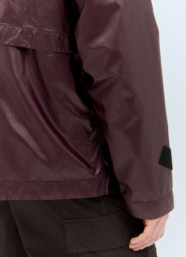 Stone Island Layered Coated Jacket Burgundy sto0158023