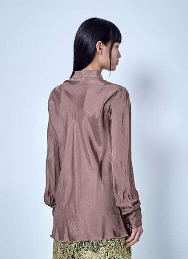 LN-CC® - Dries Van Noten: Calima Fitted Viscose Shirt - Purple Dries Van Noten Calima Fitted Viscose Shirt Purple dvn0266009