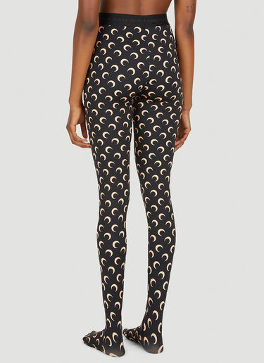 Marine Serre All Over Moon Leggings Black mrs0252013