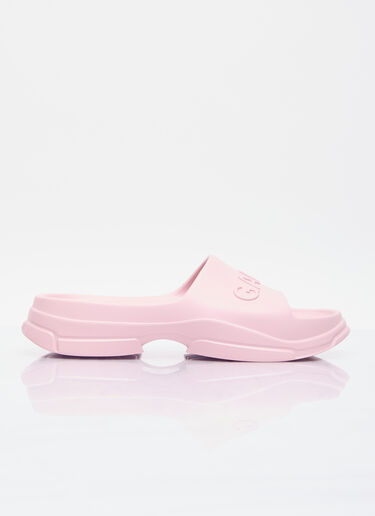 GANNI Pool Slides Pink gan0256031