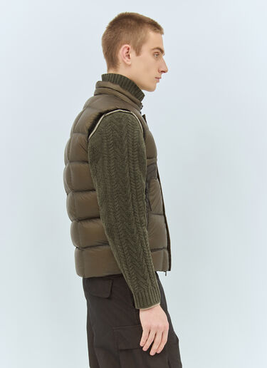C.P. Company DD Shell Puffer Vest Green pco0158005
