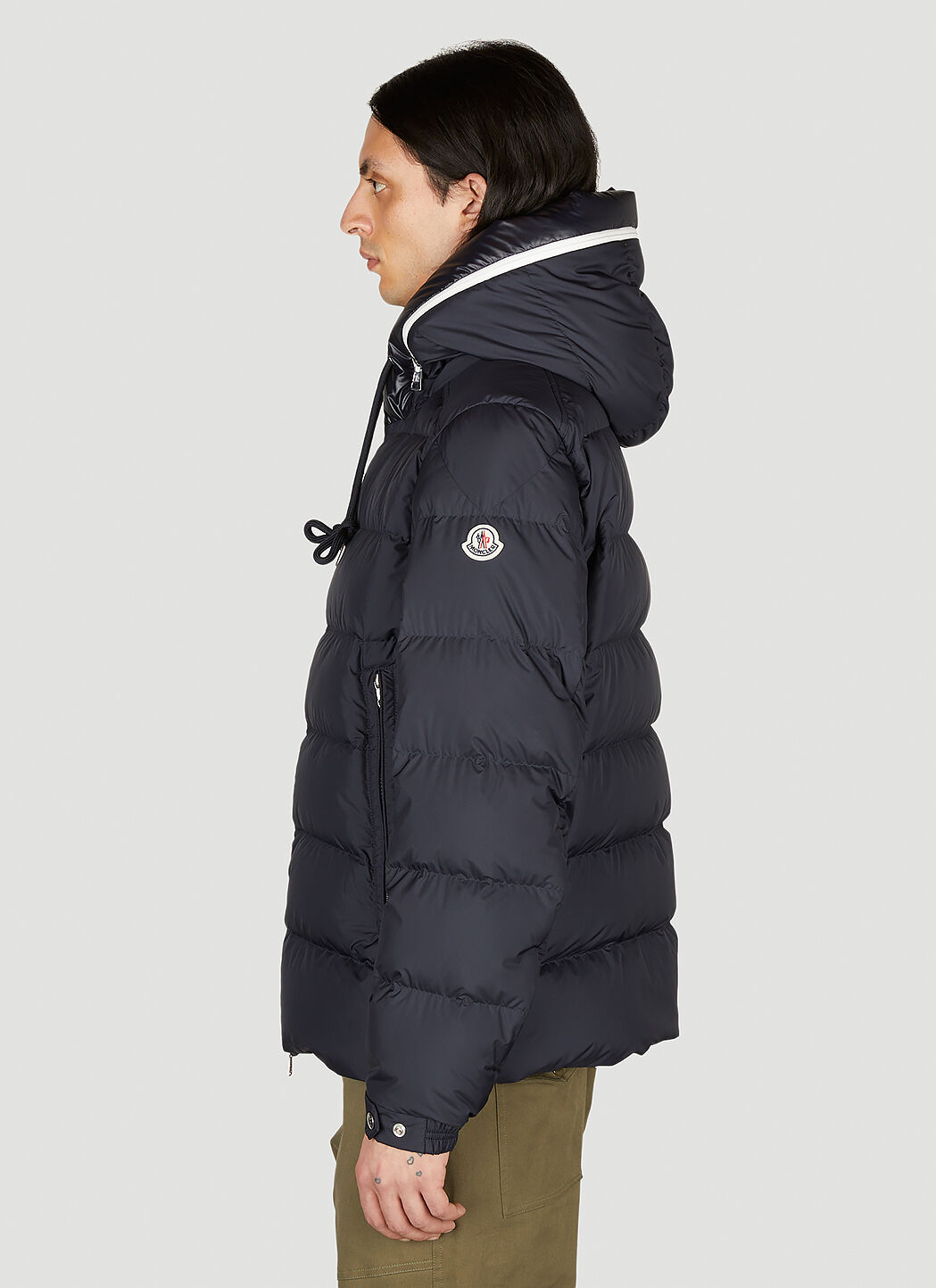 Navy moncler jacket sales