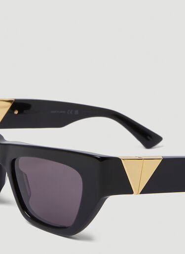 Bottega Veneta Geometric Cat Eye Sunglasses Black bov0249134