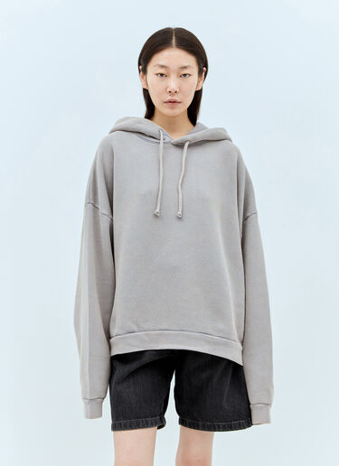Acne Studios 로고 패치 후드티셔츠  퍼플 acn0357001