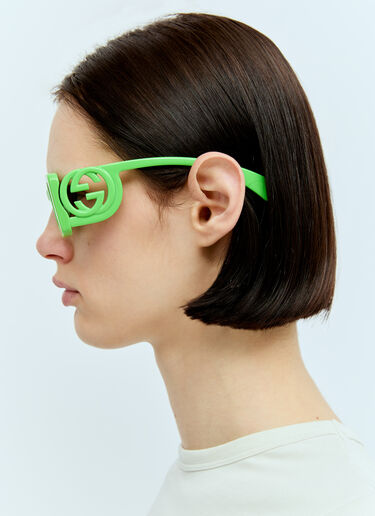 Gucci Chaise Longue 太阳镜 绿色 gus0256001