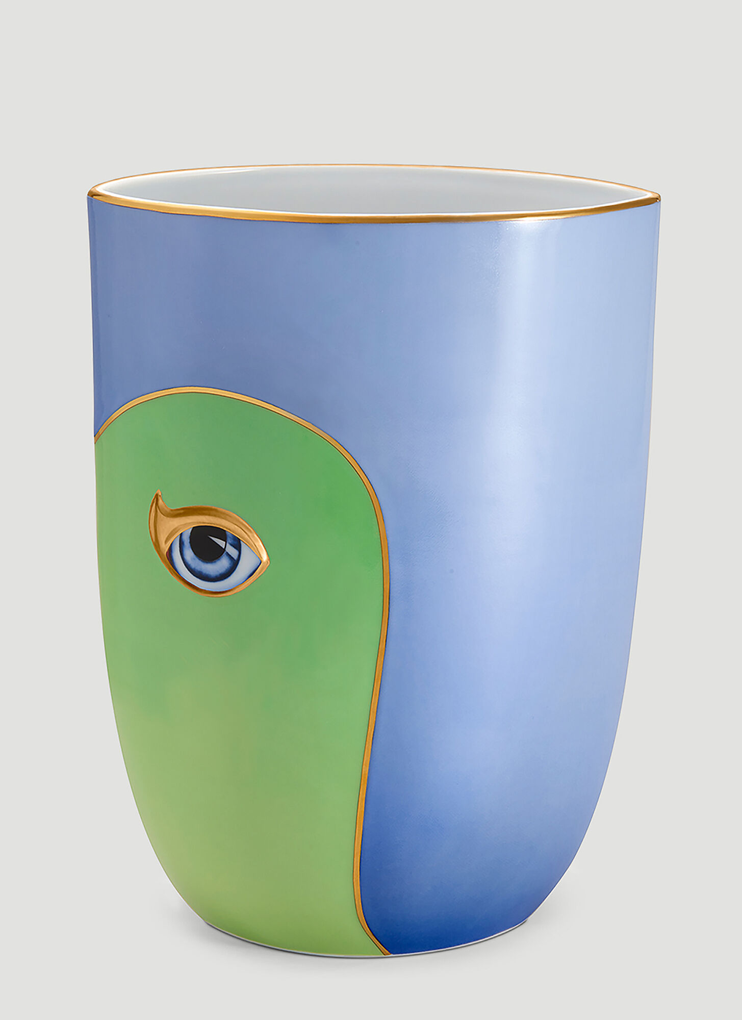 Shop L'objet Lito Vase In Blue