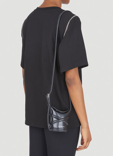Alexander McQueen Curve Micro Shoulder Bag Black amq0247050