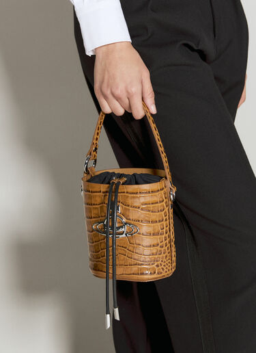 Vivienne Westwood Daisy 小号水桶包 棕色 vvw0255006