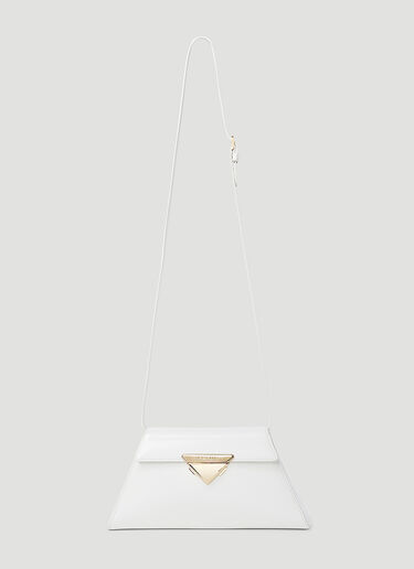 Prada Pattina Shoulder Bag White pra0254057