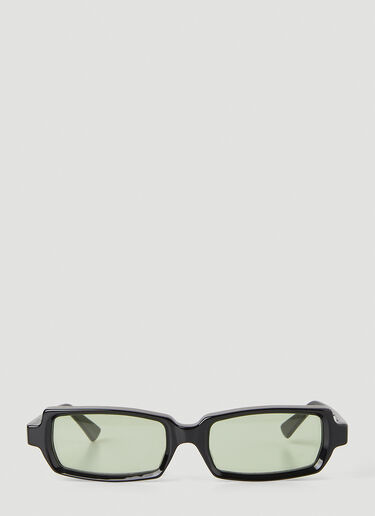 UNDERCOVER Narrow Rectangular Sunglasses Black und0148013