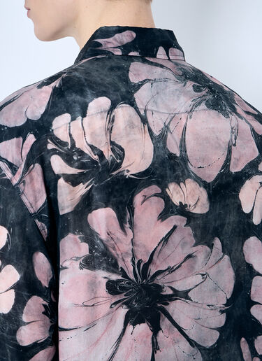 Dries Van Noten Floral Silk Shirt Pink dvn0160018