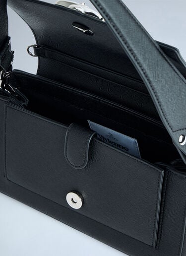Vivienne Westwood Hazel Medium Shoulder Bag Black vvw0265059