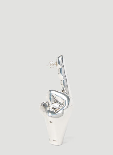 Fuck U Single Earring Y/Project Fuck U Single Earring Silver ypr0252028