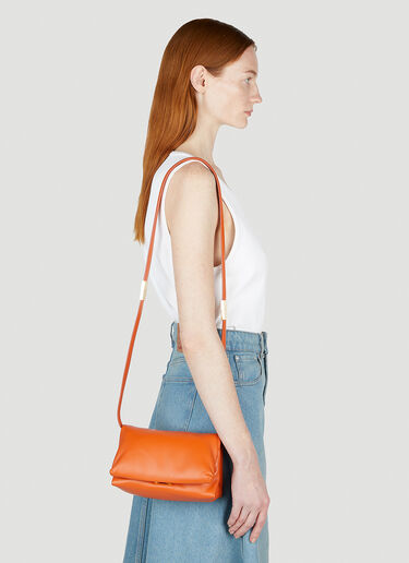 Marni Prisma Small Shoulder Bag Orange mni0252029