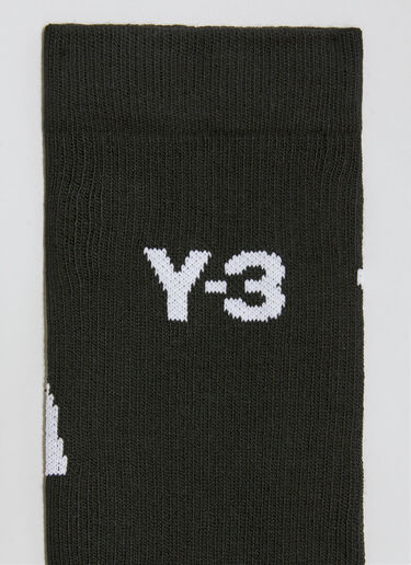 Y-3 Logo Jacquard Socks Black yyy0356021