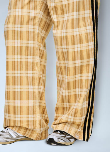 Check Logo Motif Track Pants adidas x Song For The Mute Check Logo Motif Track Pants Beige asf0362061