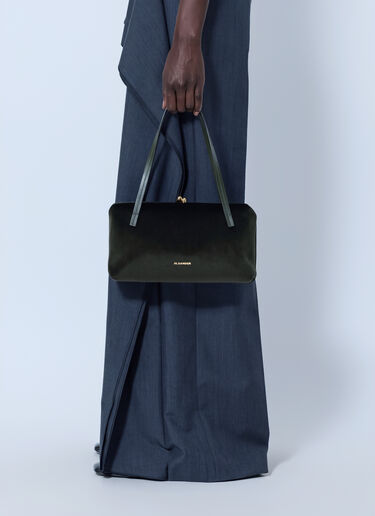 Jil Sander 고지 필로우 스몰 핸들 백 녹색 jil0265018