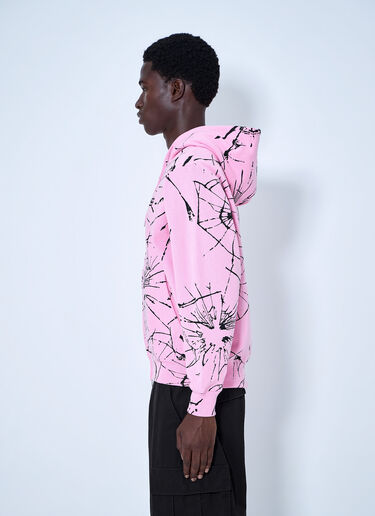 LN-CC® - Bott: Shattered Zip Hoodie - Pink Bott Shattered Zip Hoodie Pink bot0165008