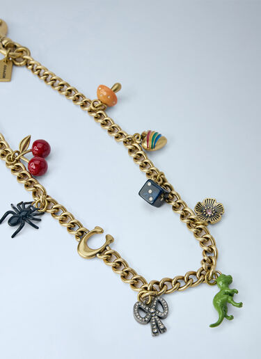 LN-CC® - Coach: Chain Strap With Charms - Gold Coach Chain Strap With Charms Gold coa0266016