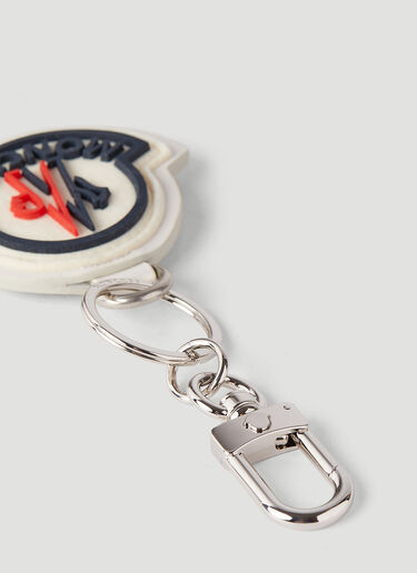 Moncler 徽标吊饰钥匙环 白 mon0146071
