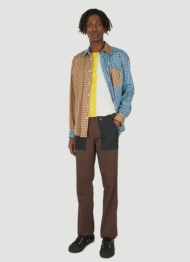 Two-Tone Check Shirt (Di)vision Two-Tone Check Shirt Blue div0348005