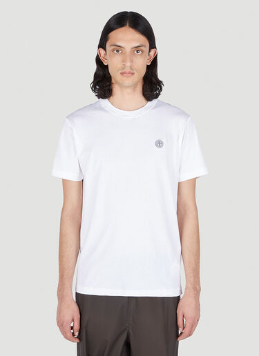 Stone Island Compass Patch T-Shirt White sto0152069