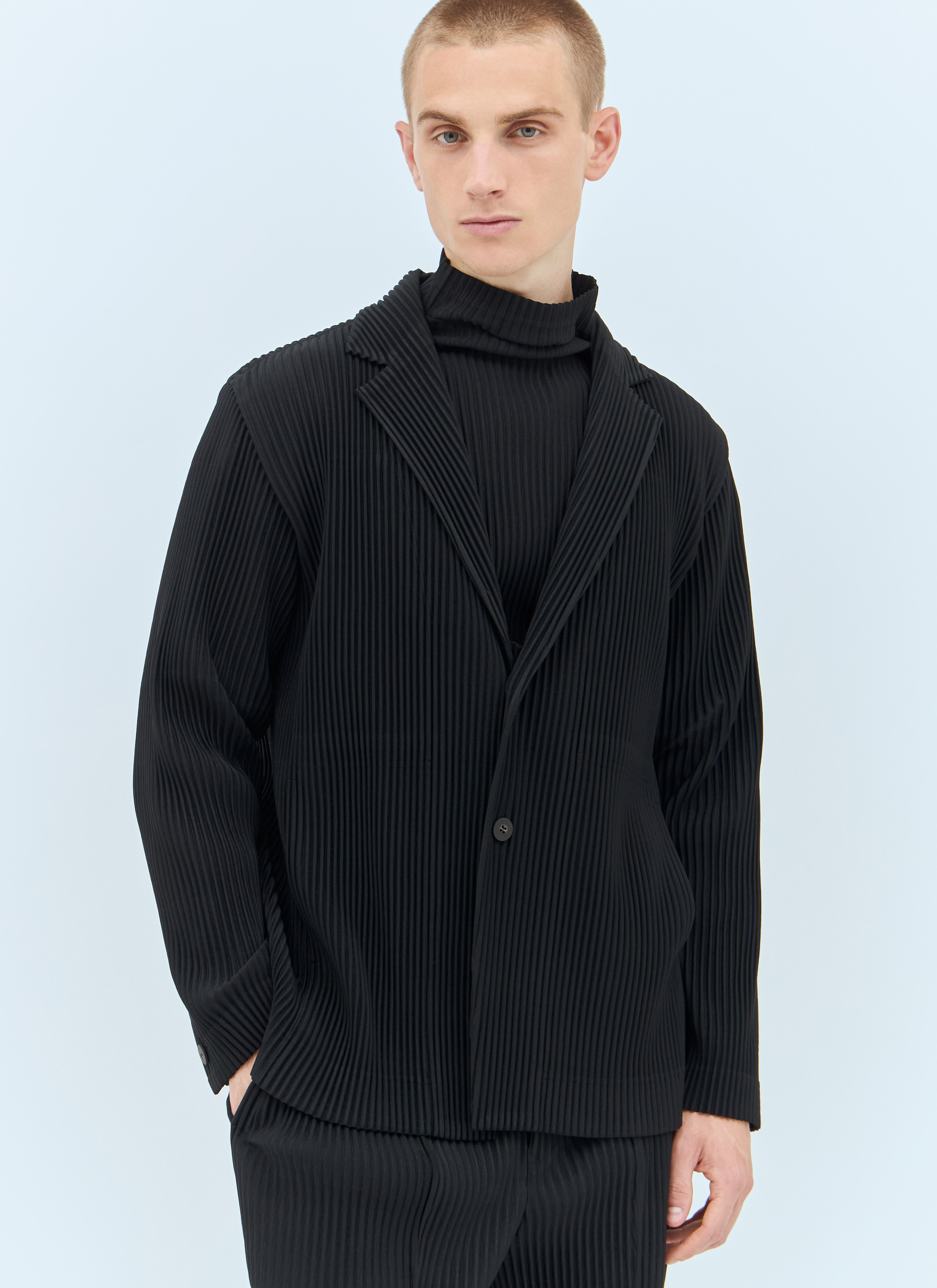 Homme Plissé Issey Miyake Basics プリーツ ジャケット