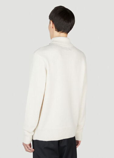 Raf Simons x Fred Perry ハイネックセーター ホワイト rsf0152005