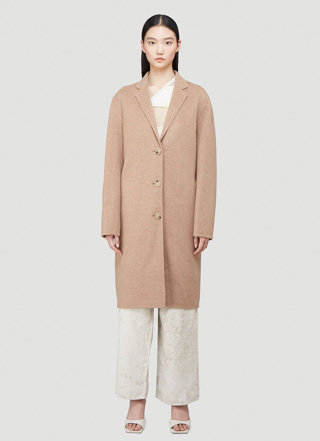 Acne studios avalon wool and cashmere coat on sale