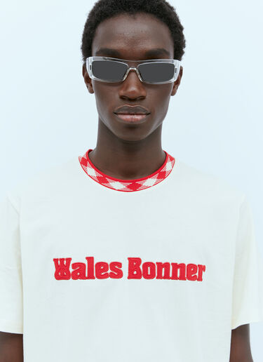 Wales Bonner Logo Embroidery T-Shirt White wbn0154007