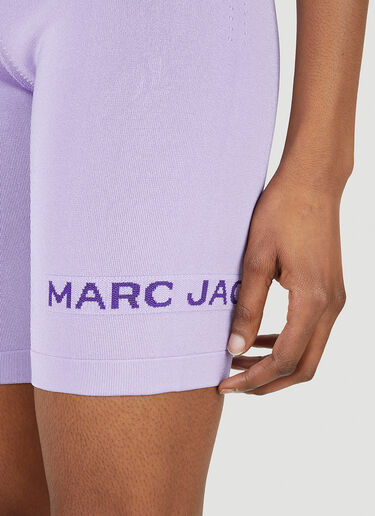 Marc Jacobs Logo Cycling Shorts Purple mcj0247018