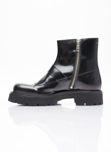 MM6 Maison Margiela 搭扣及踝靴 黑色 mmm0153013