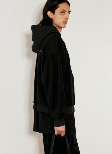Inside-Out Hooded Sweatshirt Balenciaga Inside-Out Hooded Sweatshirt Black bal0156005
