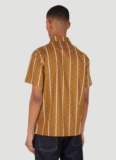 A.P.C. Edd Stripe Shirt Brown apc0148019