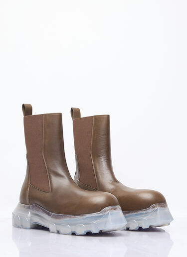 Rick Owens 비틀 보조 트랙터 부츠  브라운 ric0157018