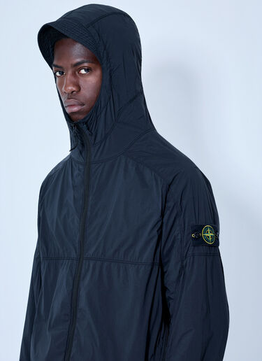 LN-CC® - Stone Island: Hooded Zip Jacket - Navy Stone Island Hooded Zip Jacket Navy sto0165035