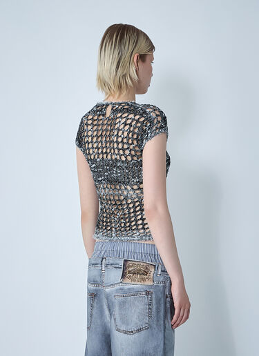 Acne Studios Crochet Top Black acn0261001