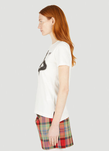 Vivienne Westwood スプレーオーブ ペルーTシャツ ホワイト vvw0247010