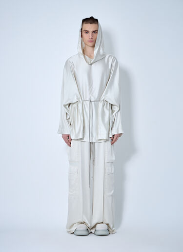 Rick Owens Hooded Tunic Top Beige ric0160008