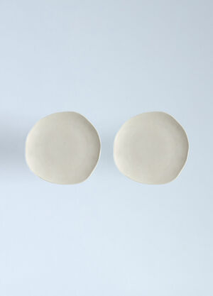 Seletti Set Of Two Native Dessert Plates White wps0691119