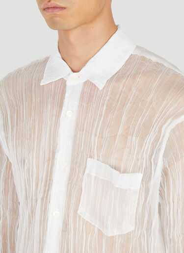 Our Legacy Initial Sheer Shirt White our0150010