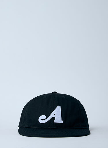 Awake NY Logo Motif Baseball Cap Black awk0160004