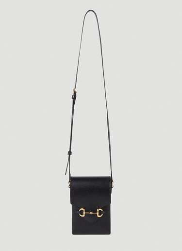 Gucci Horsebit 1955 Mini Crossbody Bag Black guc0145114